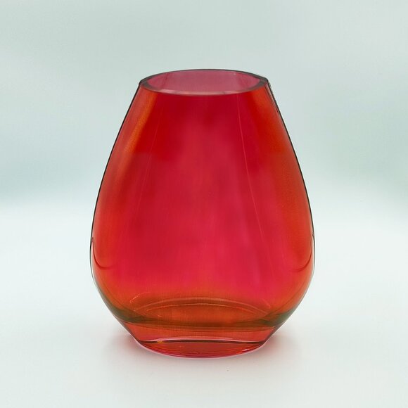 1970s Astonishing Luxury Red Vase in Murano Glass - Picture 4 of 10